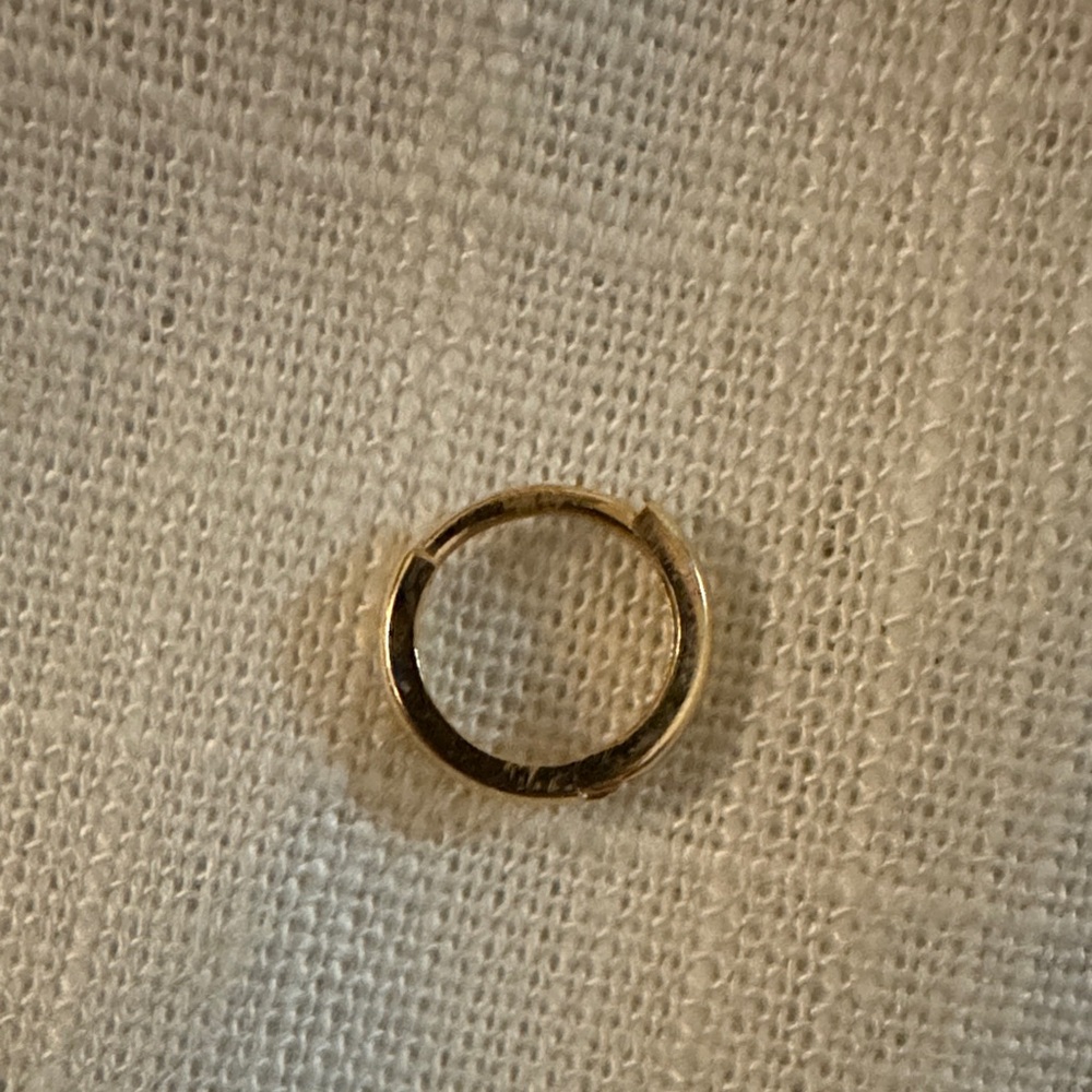 Mejuri 14k gold mini hoop